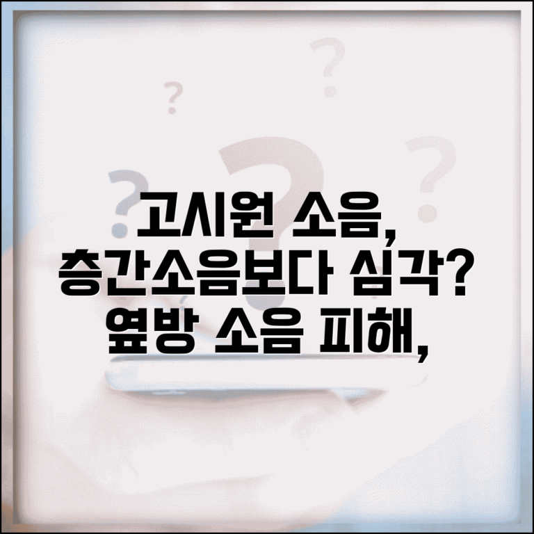 고시원 소음 피해 | 고시원 옆방 소음 피해 배상