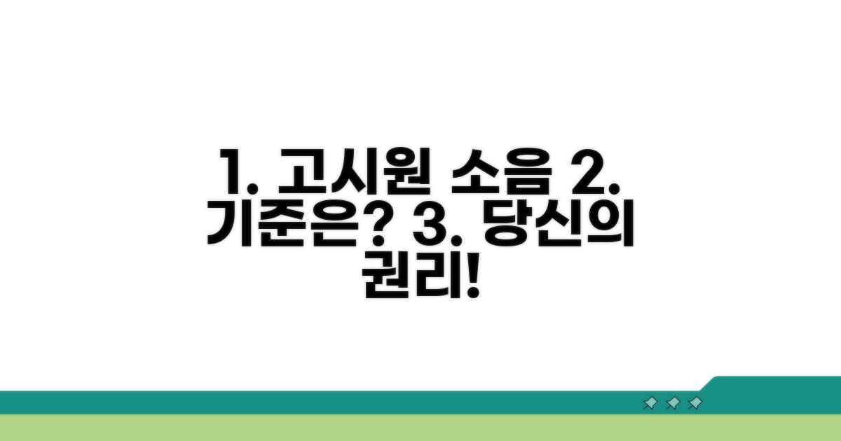 고시원 소음 피해, 기준은?