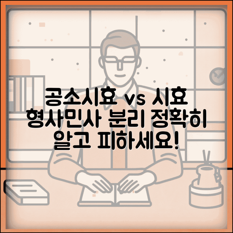 공소시효 소멸시효 차이점 분석 | 형사 vs 민사 시효 별도 진행 가능성 총정리