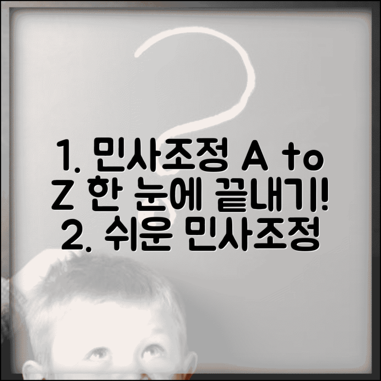 민사조정 신청 방법과 비용 | 절차, 조정성립 효력까지 한눈에 파악하기