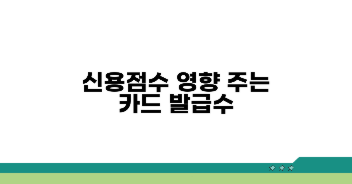 발급 개수가 신용등급에 미치는 영향