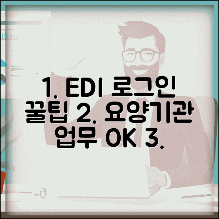 국민건강보험공단 edi 로그인 방법 | 요양기관 업무 처리 및 자격확인 팁 총정리