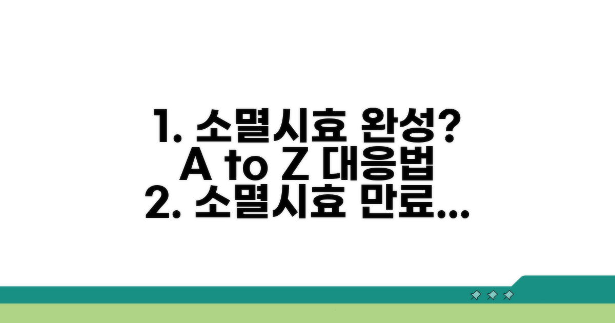 소멸시효 완성 시 대응 전략 A to Z