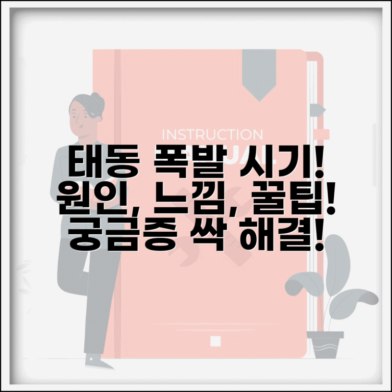 태동 심한 시기 | 태동 가장 활발한 시기, 왜 이럴까? | 원인, 느낌, 주의사항 총정리