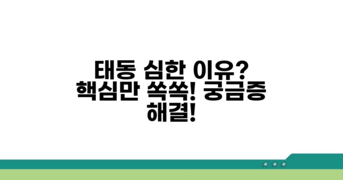 태동 심한 시기, 왜 그럴까?