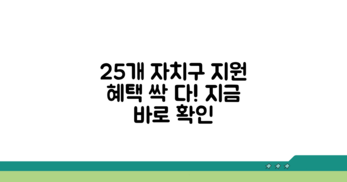 25개 자치구 지원 프로그램 보기