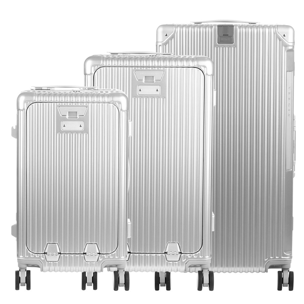 베르지아 폴리카보네이트 여행용 캐리어 24인치, 실버 상세 이미지 2