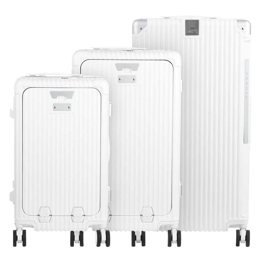 베르지아 폴리카보네이트 여행용 캐리어 24인치, 실버 상세 이미지 1