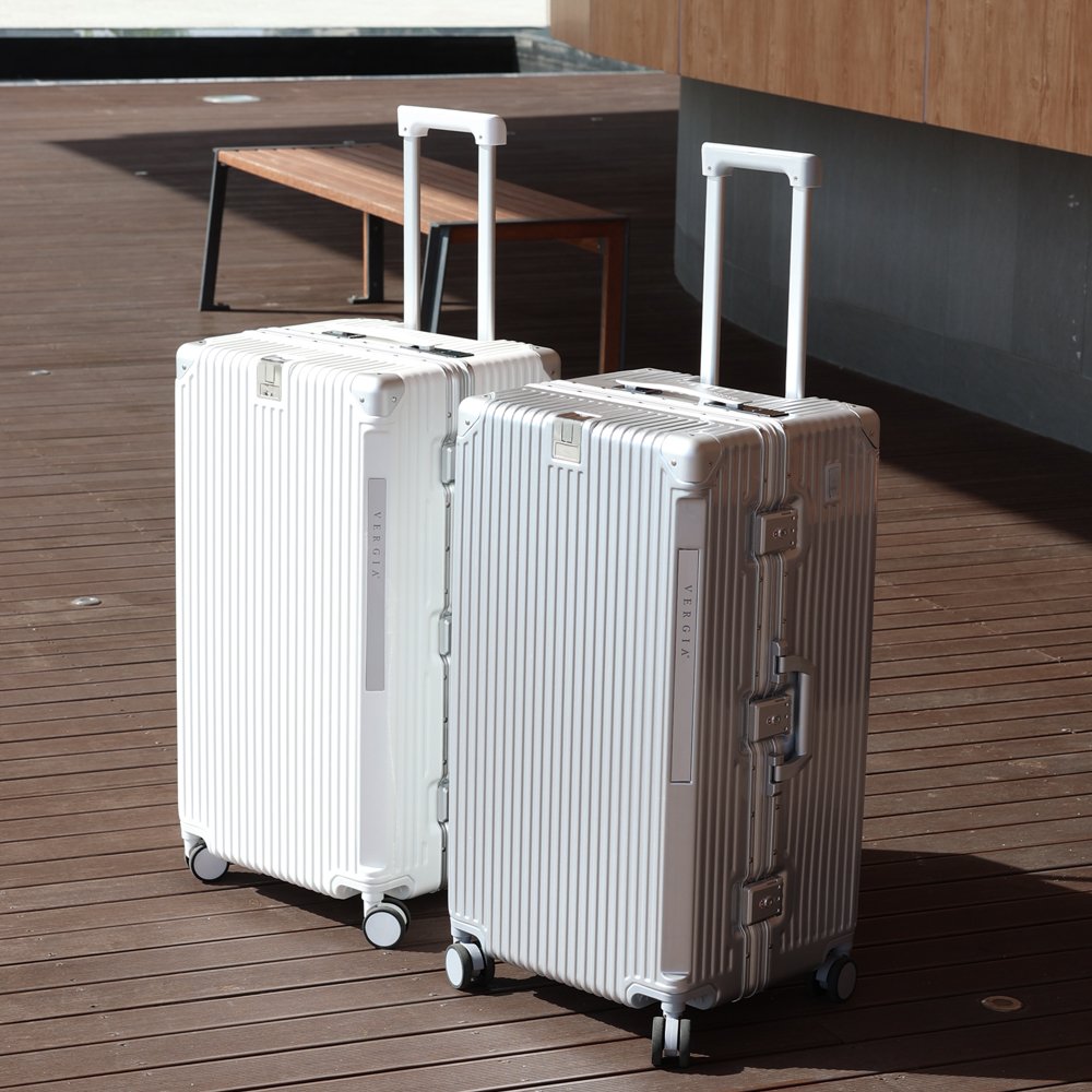 베르지아 폴리카보네이트 여행용 캐리어 24인치, 실버 상세 이미지 2
