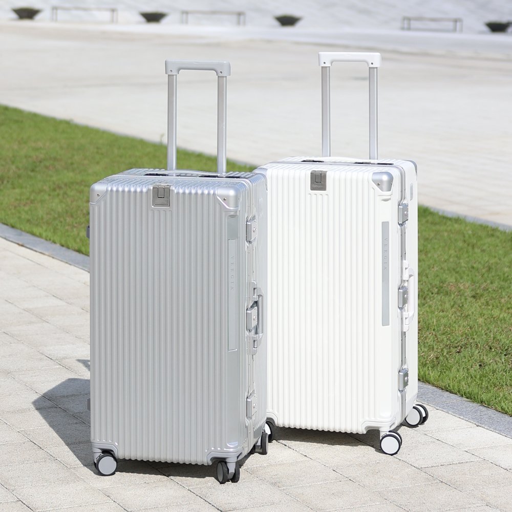 베르지아 폴리카보네이트 여행용 캐리어 24인치, 실버 상세 이미지 1