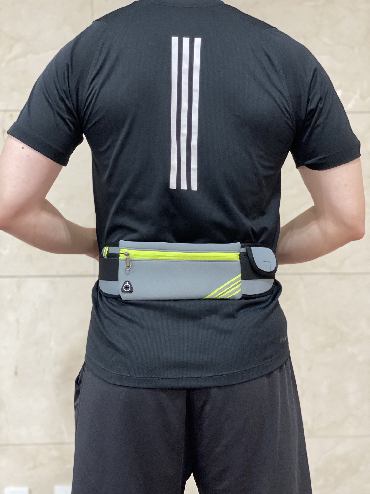 콤마스포츠 멀티포켓 러닝벨트 플립벨트 힙색 조깅 마라톤 허리가방 얄은허리 러닝용품 밴드 방수 허리색 골프 헬스 상세 이미지 1