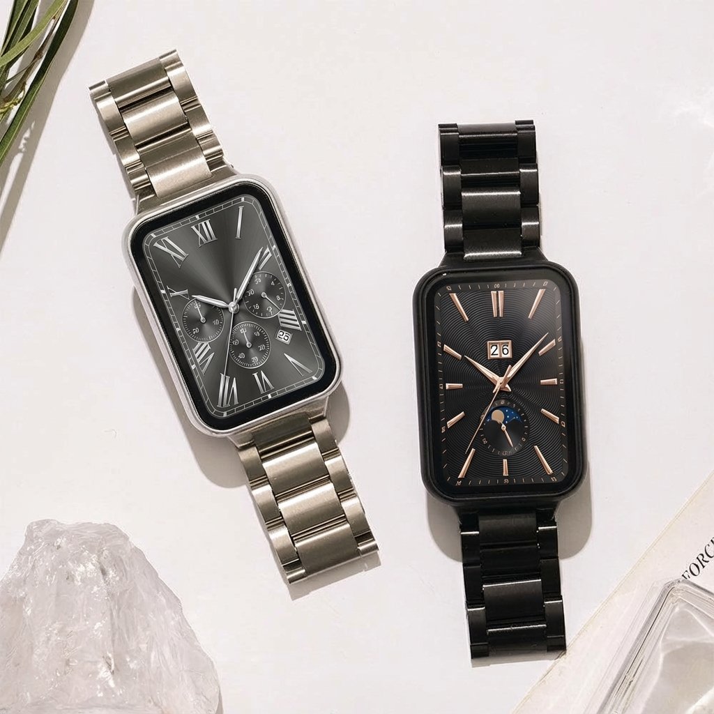 갤럭시핏3 메탈 스트랩 밴드 Galaxy fit3 갤핏3 호환 시계줄 줄 상세 이미지 1