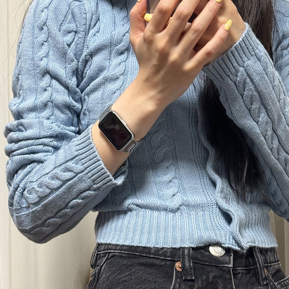 갤럭시핏3 메탈 스트랩 밴드 Galaxy fit3 갤핏3 호환 시계줄 줄 상세 이미지 1