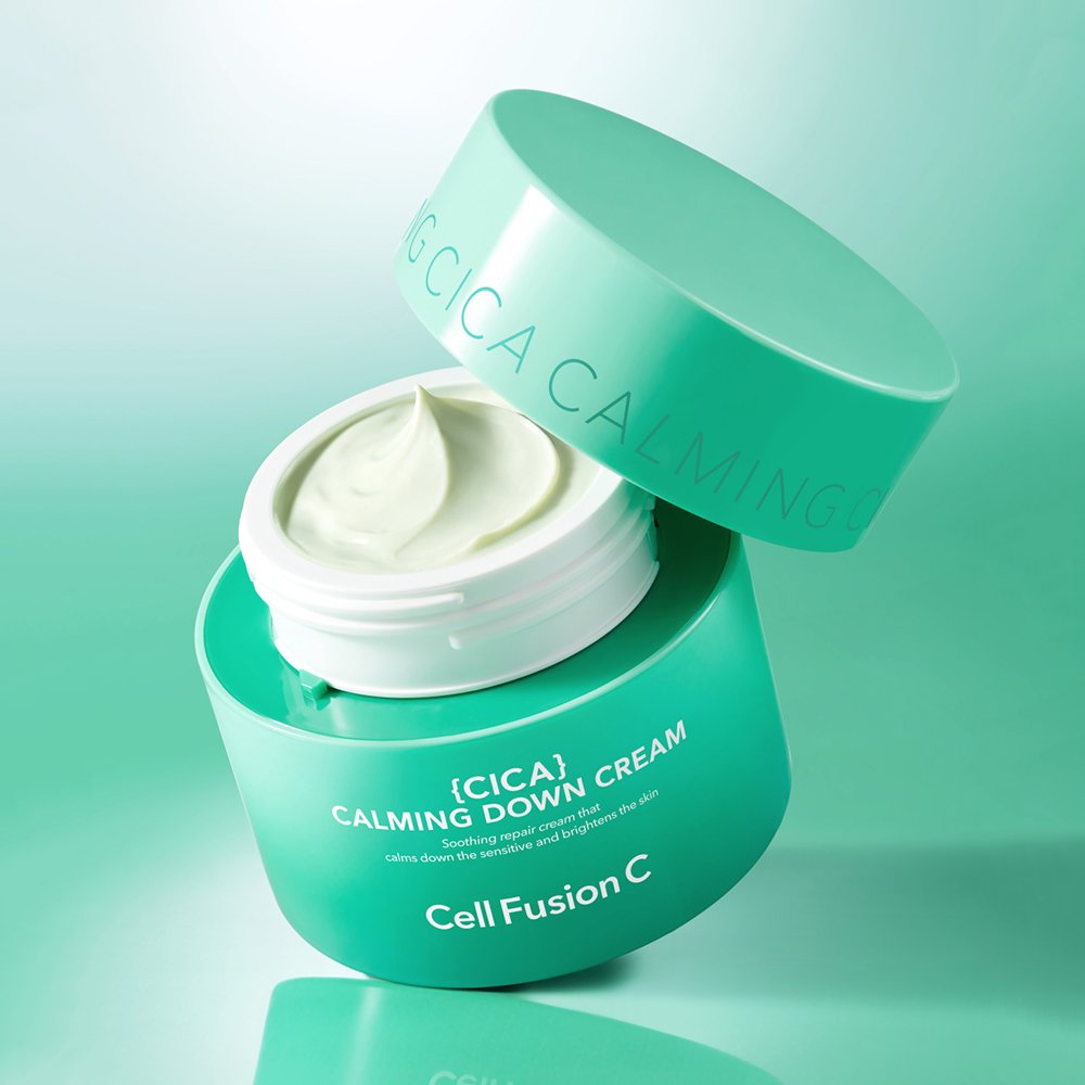 셀퓨전씨 시카 카밍 다운 크림 50ml / 저자극 수분 보습 진정 쿨링 시카 크림 상세 이미지 1