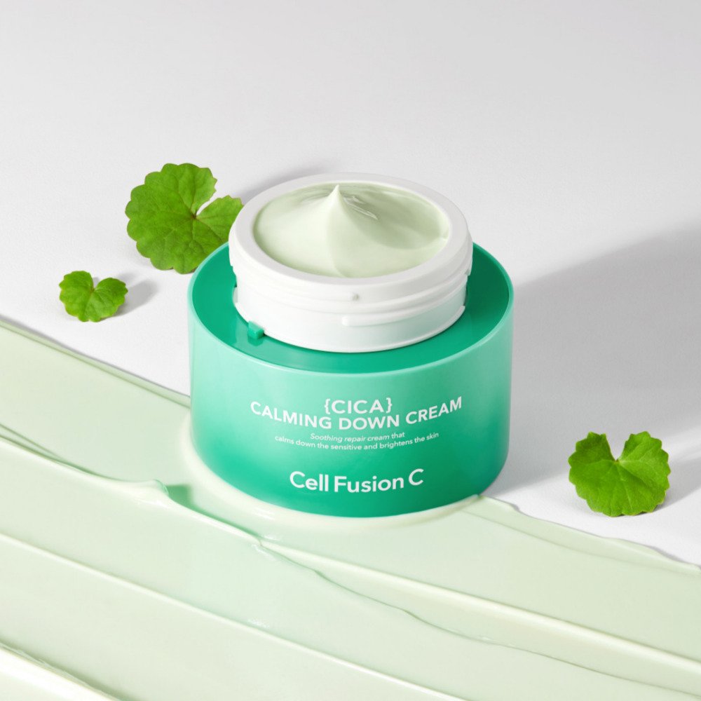 셀퓨전씨 시카 카밍 다운 크림 50ml / 저자극 수분 보습 진정 쿨링 시카 크림 상세 이미지 1