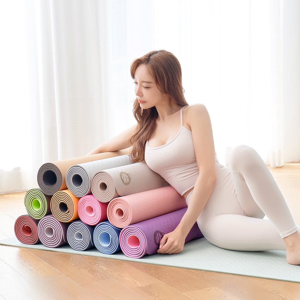 멜킨 TPE 요가매트 스탠다드 6mm 필라테스 홈트 헬스 운동 스트레칭 매트 상세 이미지 1