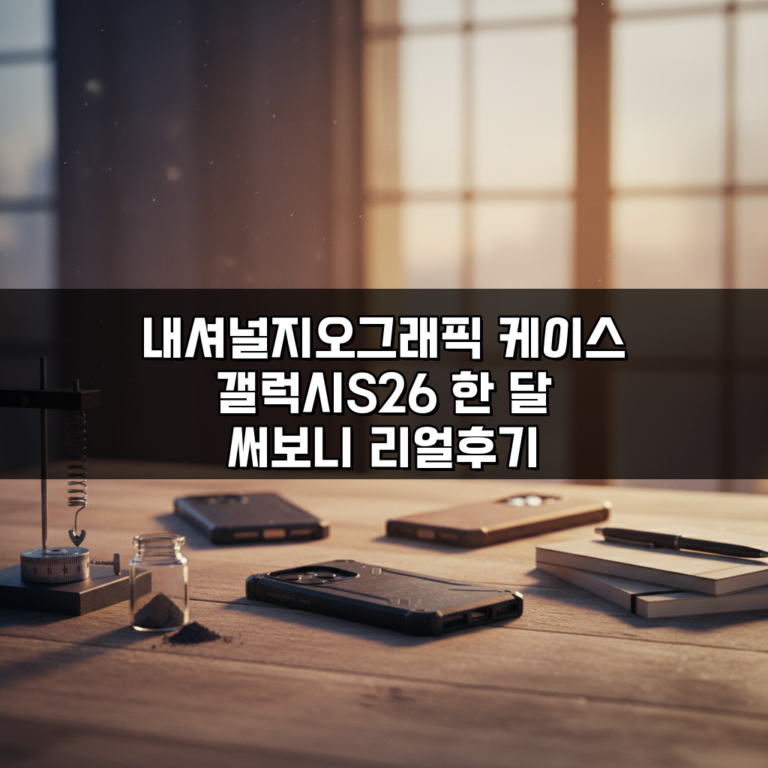 내셔널지오그래픽 케이스 갤럭시S26 한 달 써보니 리얼후기