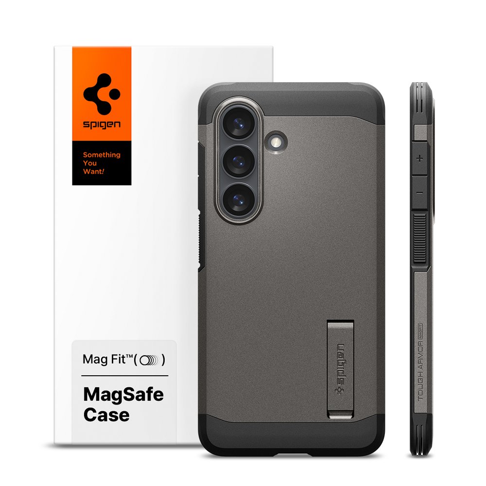 슈피겐 갤럭시 맥세이프 케이스 터프아머맥핏 건메탈, 갤럭시S26 플러스 상세 이미지 1