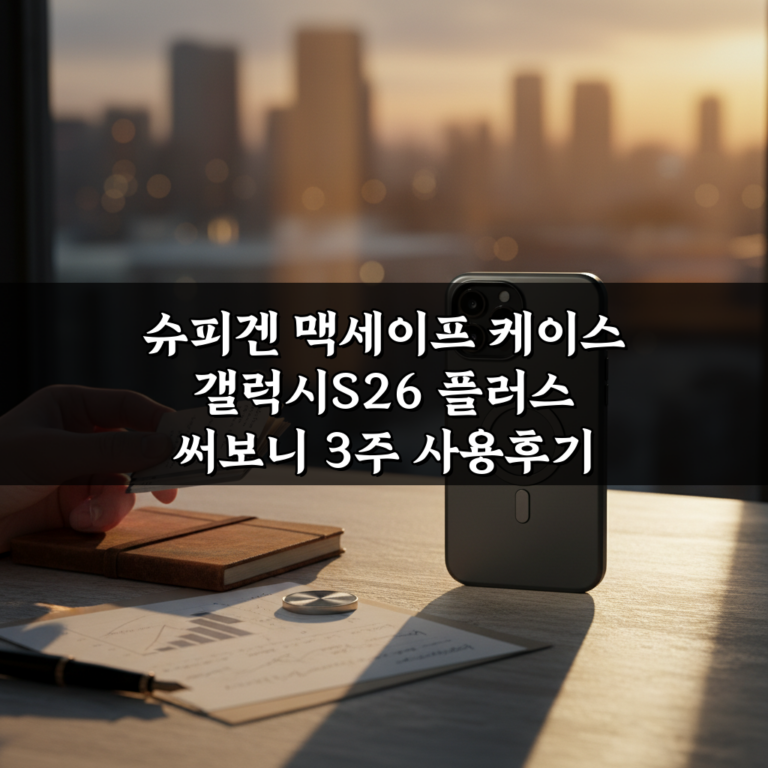 슈피겐 맥세이프 케이스 갤럭시S26 플러스 써보니 3주 사용후기