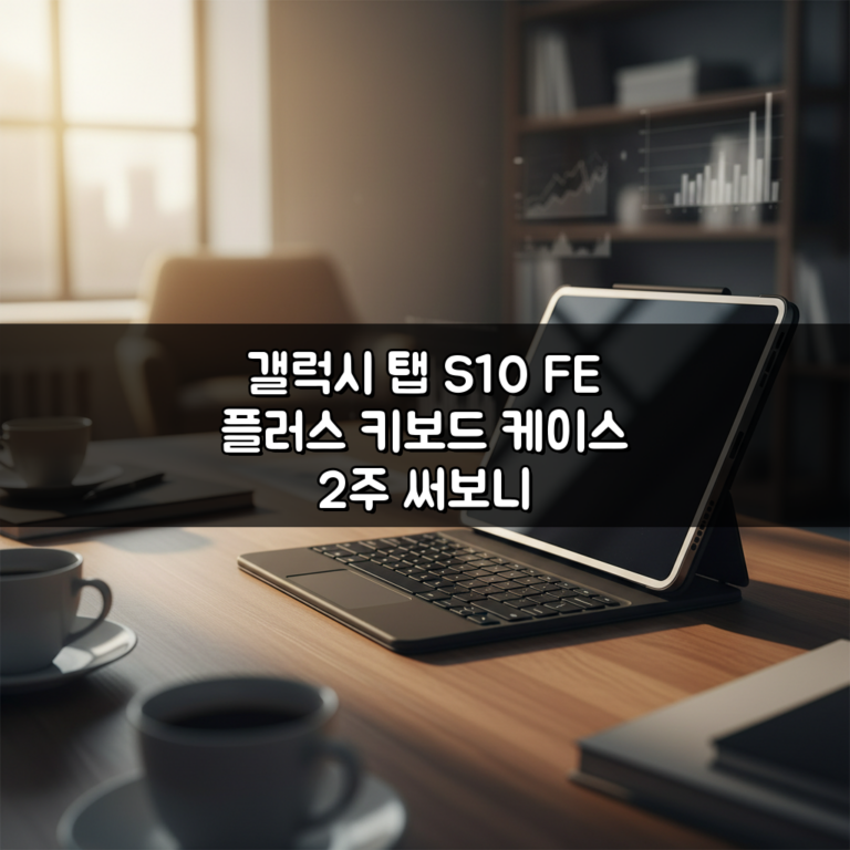 갤럭시 탭 S10 FE 플러스 키보드 케이스 2주 써보니