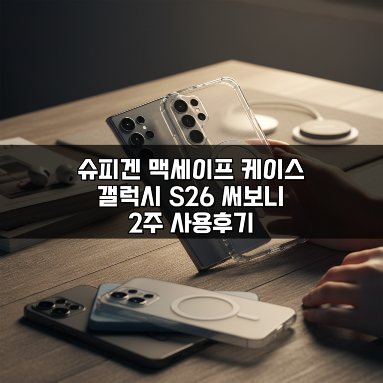 슈피겐 맥세이프 케이스 갤럭시 S26 써보니 2주 사용후기
