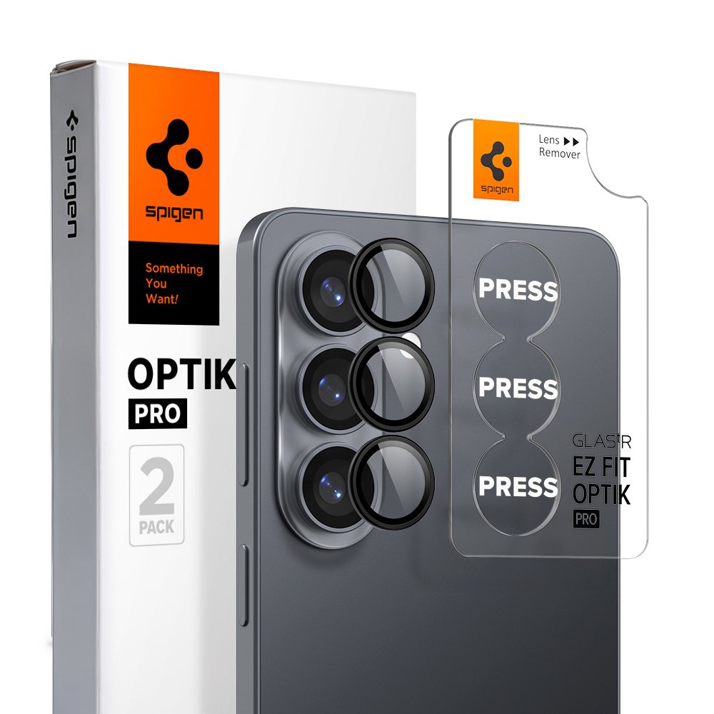 슈피겐 갤럭시 카메라 렌즈 보호 강화유리 필름 글라스tR 옵틱 프로 갤럭시S26 플러스, 2매입 상세 이미지 1