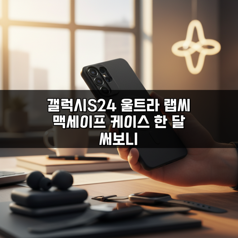 갤럭시S24 울트라 랩씨 맥세이프 케이스 한 달 써보니
