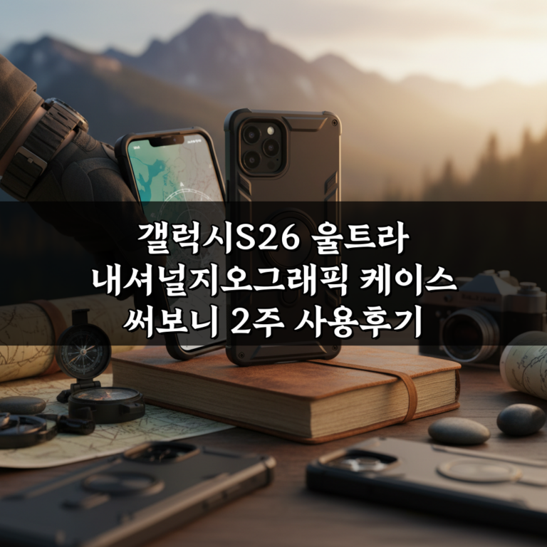 갤럭시S26 울트라 내셔널지오그래픽 케이스 써보니 2주 사용후기