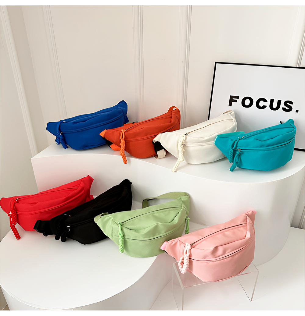 스포티 여성슬링백 가방 여자힙색 힙쌕 핸드폰가방 등산 여행용 학생 크로스바디 웨이스트백 상세 이미지 2