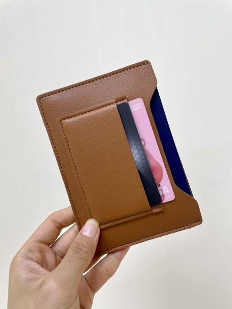 언솔드 RFID차단 가죽여권케이스 안티스키밍 여권지갑 5컬러 커플 그레이 상세 이미지 1