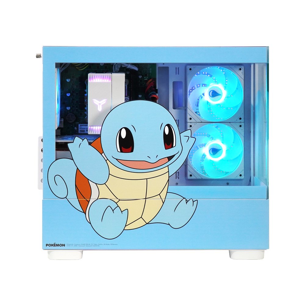주연테크 포켓몬스터 PC 인텔 코어 울트라5 225F RTX 5070 TI 게이밍 컴퓨터 RAM 16GB SSD 512GB PKK225F57T-W 꼬부기 데스크탑 상세 이미지 1