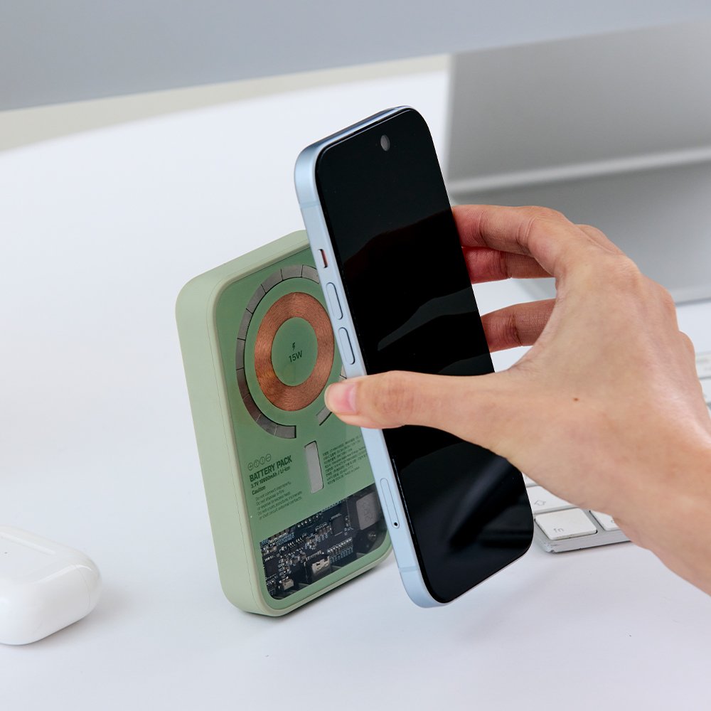 슈틸루스터 퀵차지 슬림핏 고속 맥세이프 보조배터리 10000mAh ST-PBM10000 상세 이미지 2