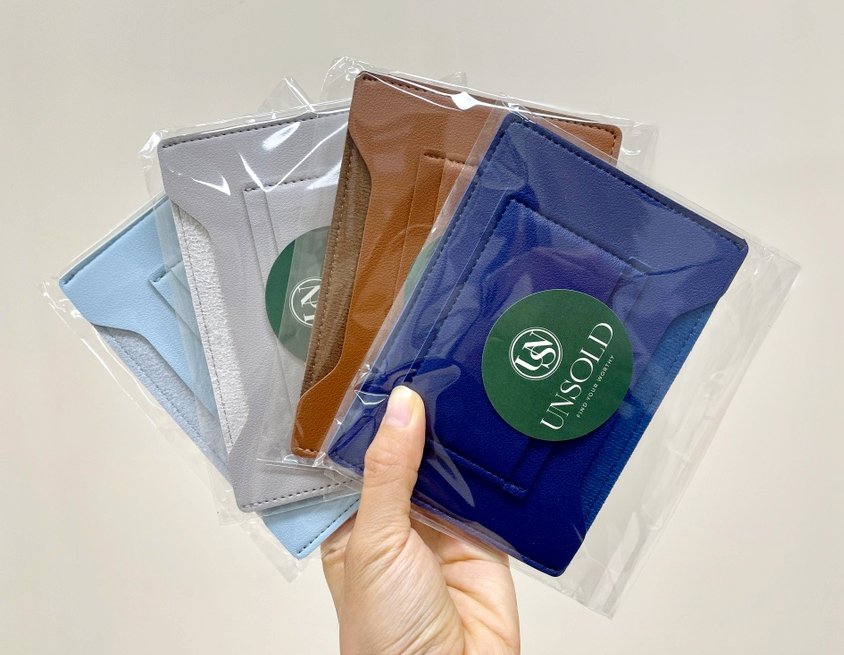 언솔드 RFID차단 가죽여권케이스 안티스키밍 여권지갑 5컬러 커플 그레이 상세 이미지 2