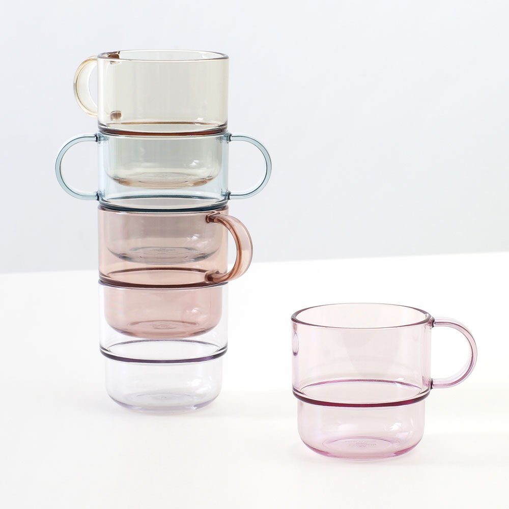 투명 유아 한손 컵 스태킹 어린이 아이 유아용 물컵 상세 이미지 2