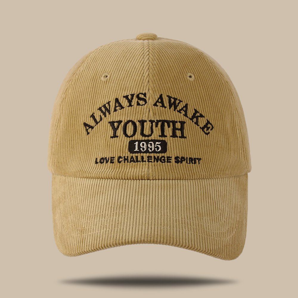 국내제작 youth 1995 골덴 볼캡 여성 캡모자 남자 코듀로이 모자 상세 이미지 2