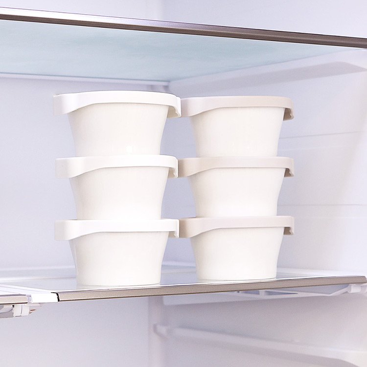 도자기 밥용기 냉동밥 보관 용기 세라믹 온기 전자렌지용 밀폐 소분 보관 2P 상세 이미지 2