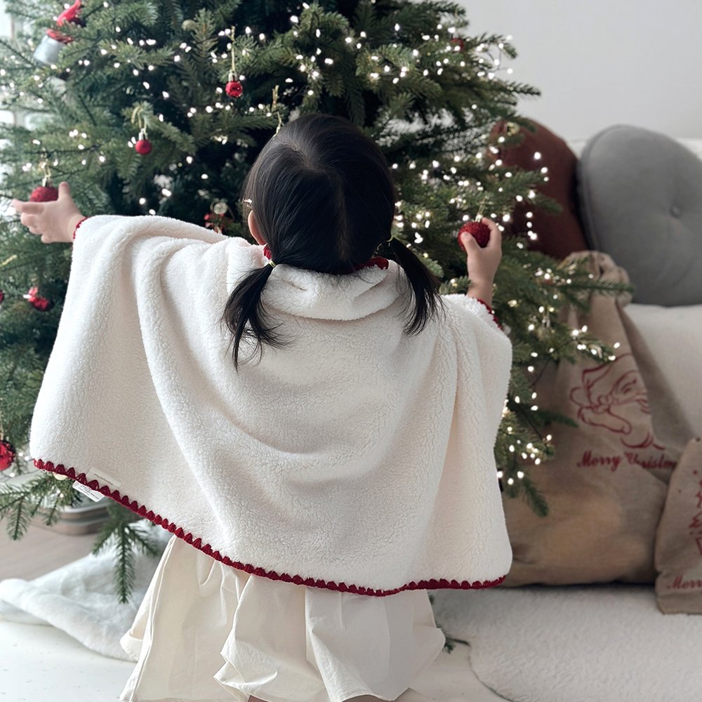 마롤로뜨 아기망토 후드 극세사블랭킷 담요 겨울 아기띠워머 상세 이미지 2