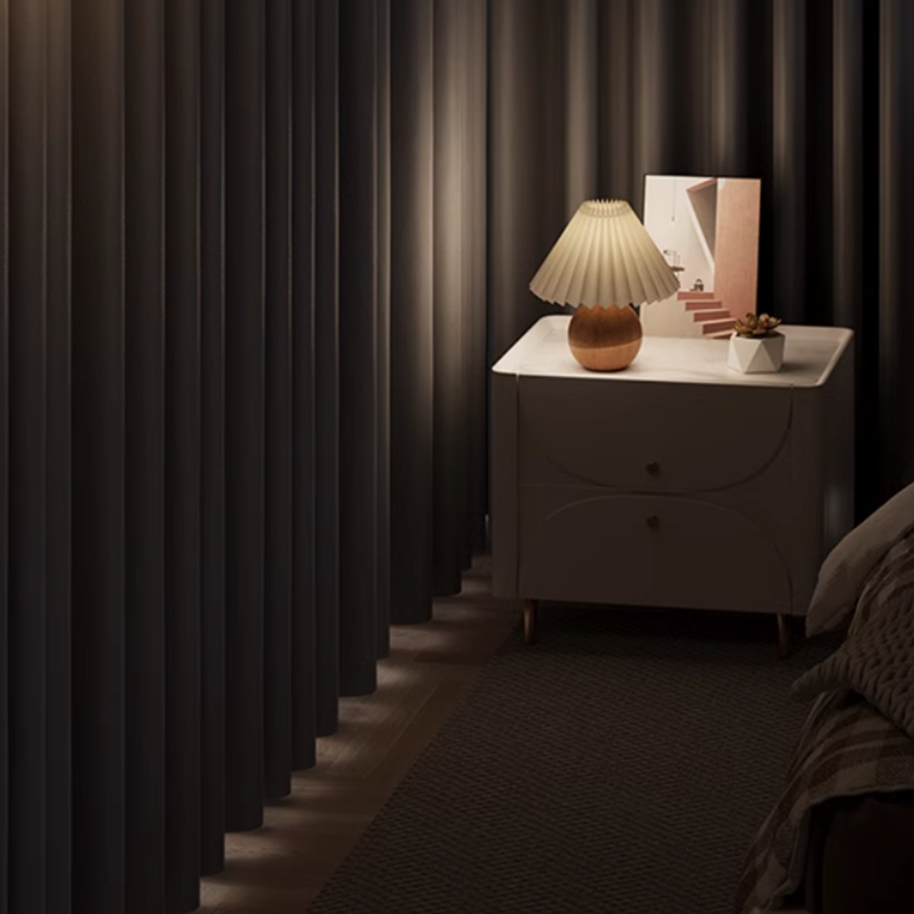 암막커튼 햇빛차단 2025 신형 완전 차단 고급 커튼 방한커튼 자동커튼 빛차단 창문암막 운감-치즈모카-걸이형 상세 이미지 1