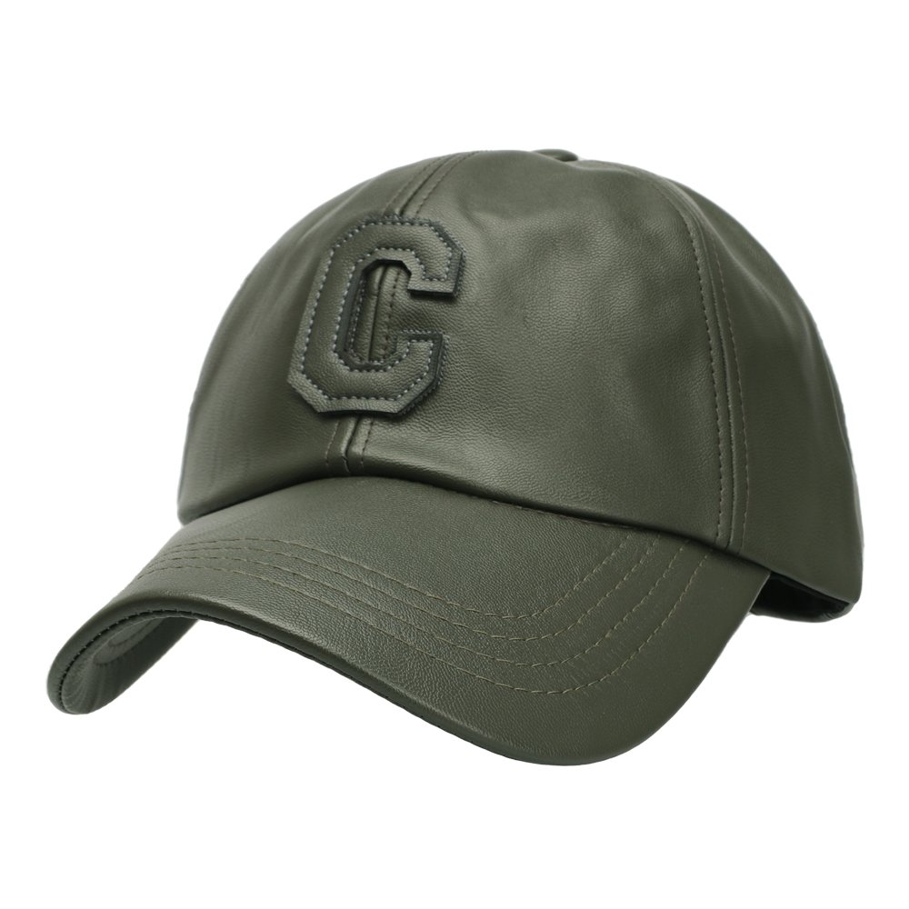 국내제작 레더 C로고 야구 모자 가을 여성 캡모자 남자 볼캡 상세 이미지 2