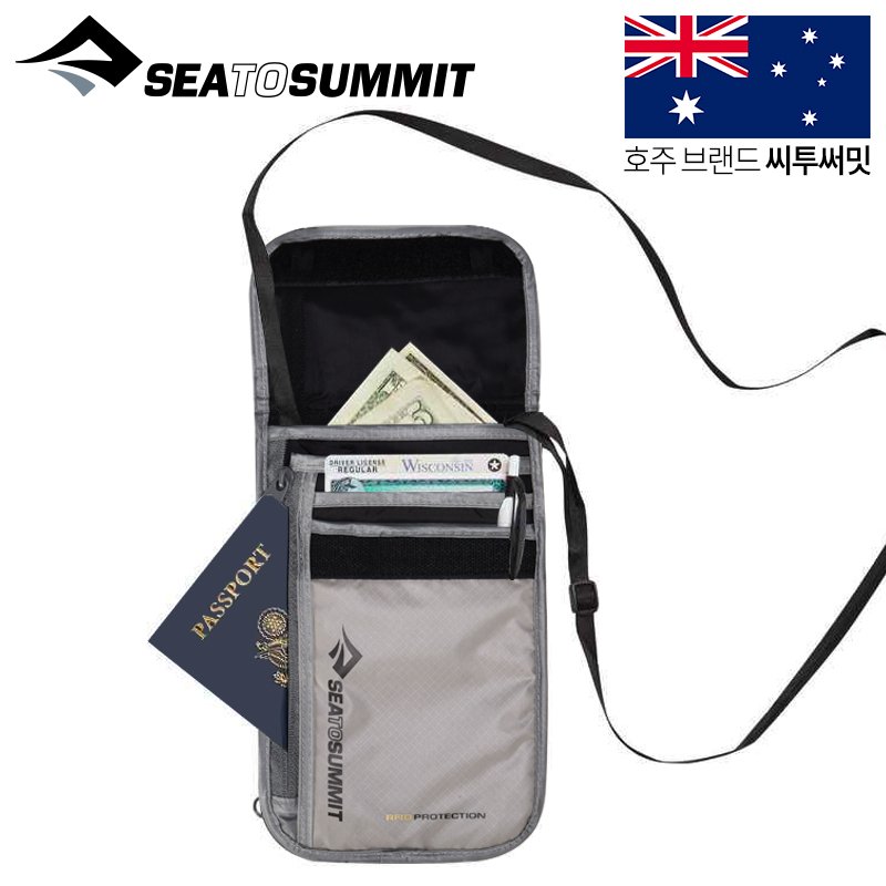 씨투써밋 넥월렛 RFID 하이라이즈 여권지갑 여행 파우치 상세 이미지 2