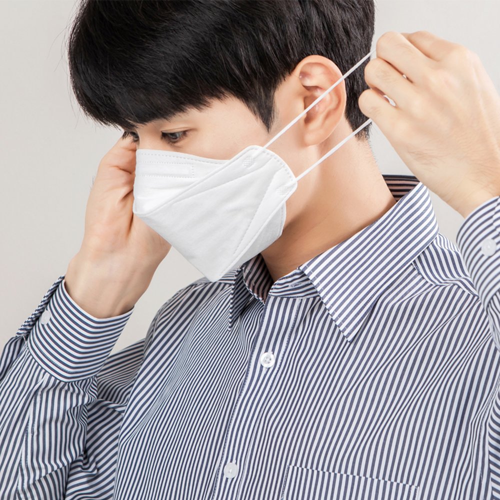 닥터퓨리 KF94 황사마스크 대형 개별포장 초록색, 20개 상세 이미지 2