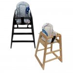아기 식탁의자 카페 식당 업소용 원목 유아 하이체어 상세 이미지 2