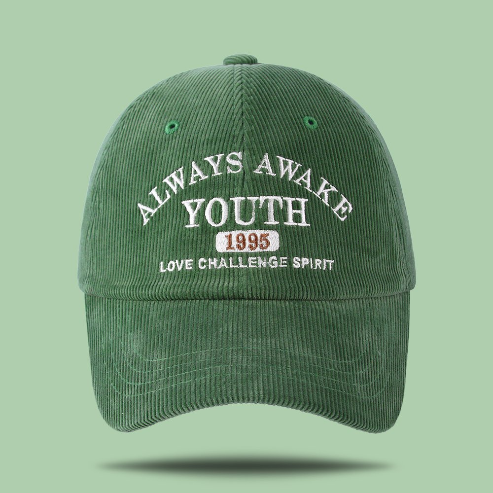 국내제작 youth 1995 골덴 볼캡 여성 캡모자 남자 코듀로이 모자 상세 이미지 1