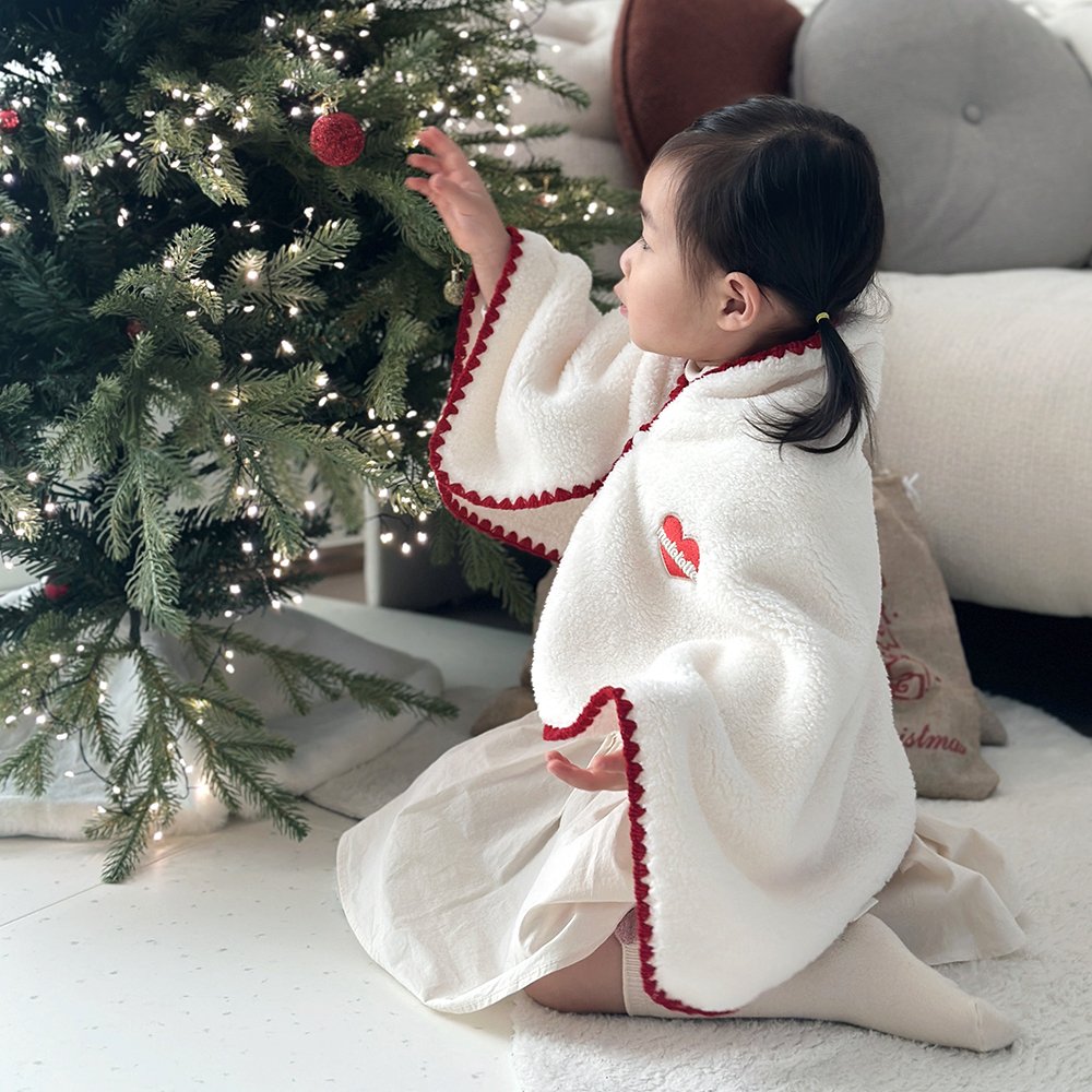 마롤로뜨 아기망토 후드 극세사블랭킷 담요 겨울 아기띠워머 상세 이미지 1