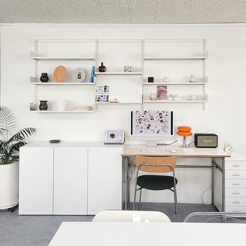 도에르 0001 모듈 시스템 거실 벽 선반 진열대 상세 이미지 1